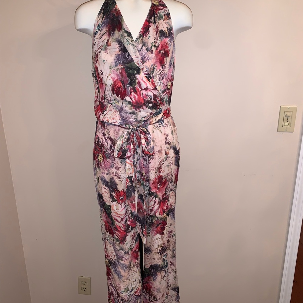 Haute Hippie floral jumpsuit size M